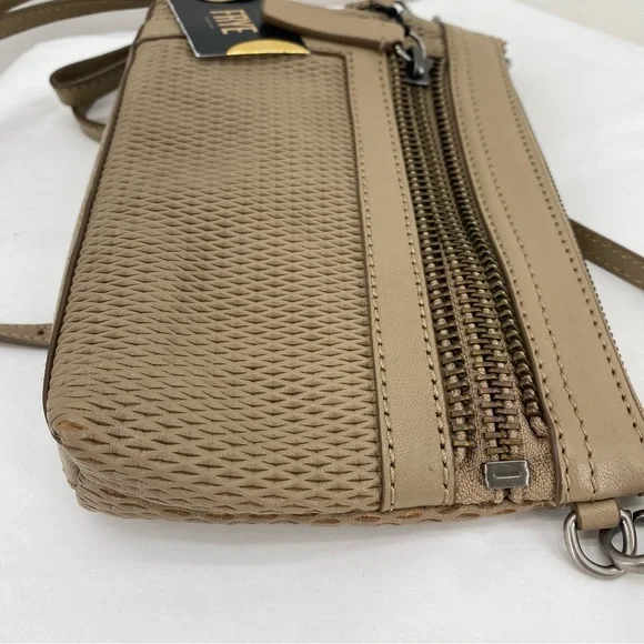 NWT Frye taupe wristlet crossbody - Picture 4 of 8